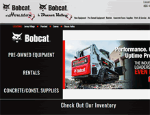 Tablet Screenshot of bobcatofhouston.com